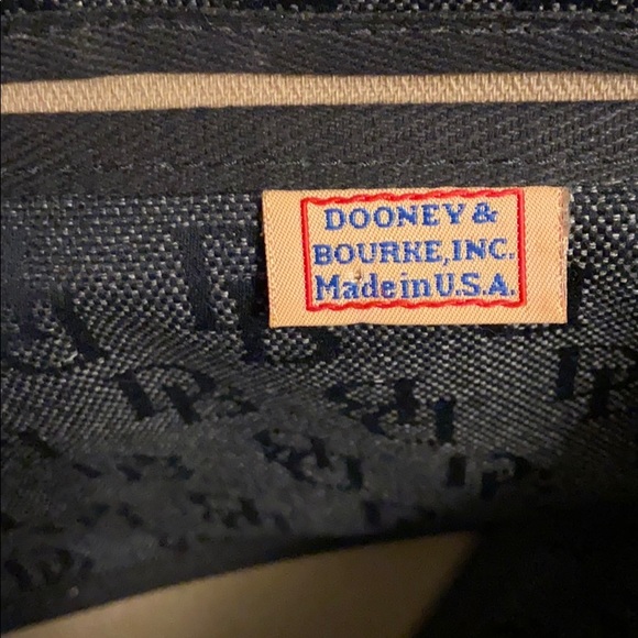 Dooney & Bourke tulip tassel tote black signature - Picture 8 of 10